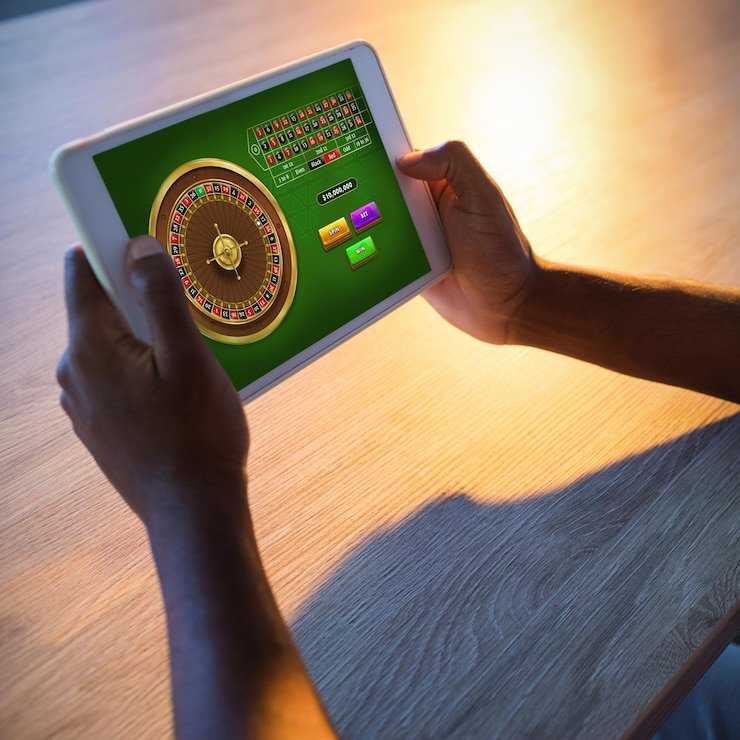 Pengguna bermain sports betting dengan dukungan bonus selamat datang di perangkat mobile